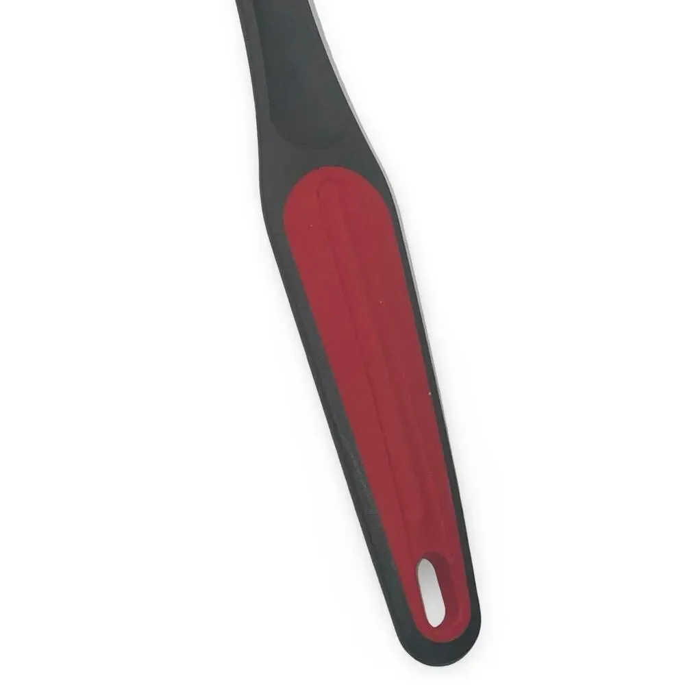 Tupperware 6782A Large Slotted Spatula Pancake Turner Chef Series Black Red USA
